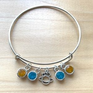 Handmade stars and planet bracelet